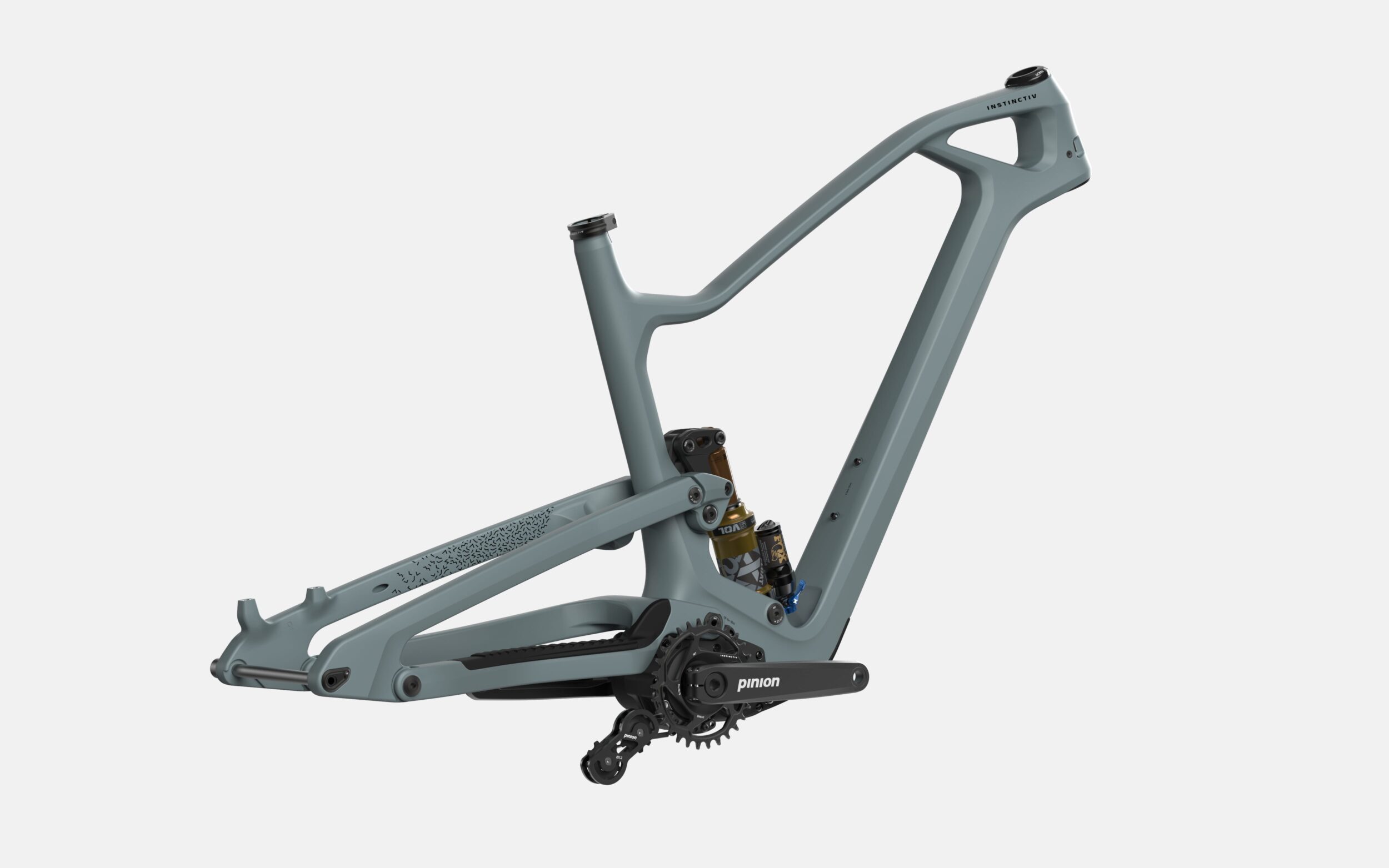 Kodiak 140 gearbox mountain bike frame.