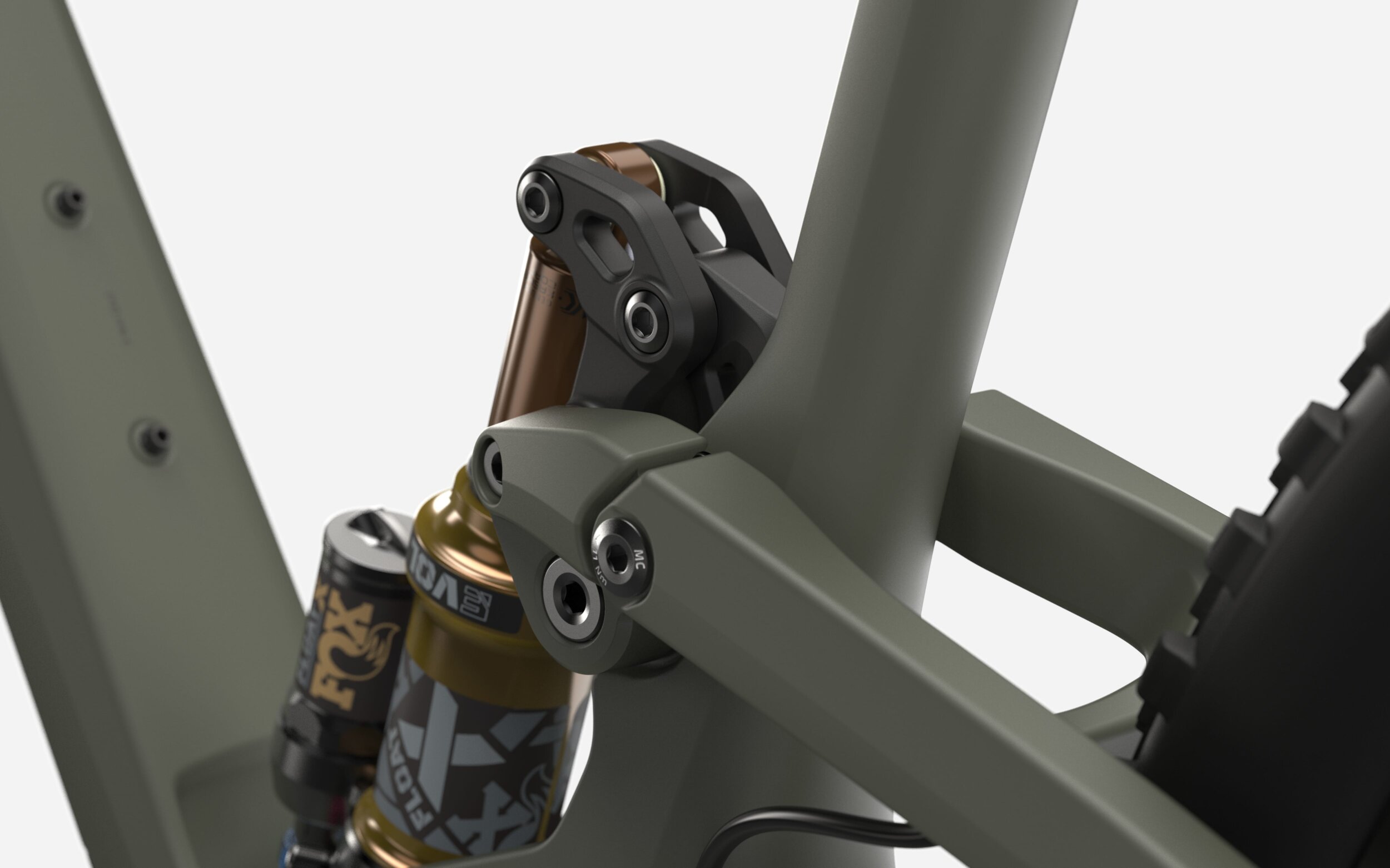 Kodiak 140 MX150 shock olive, Kodiak MX 150,