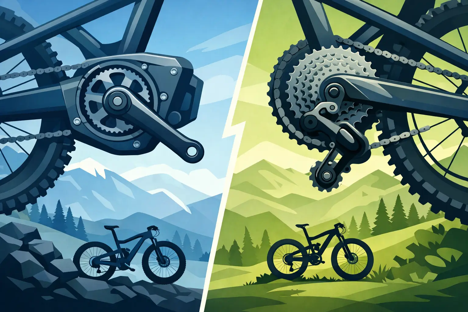 Gearbox vs Derailleur MTB: What Matters