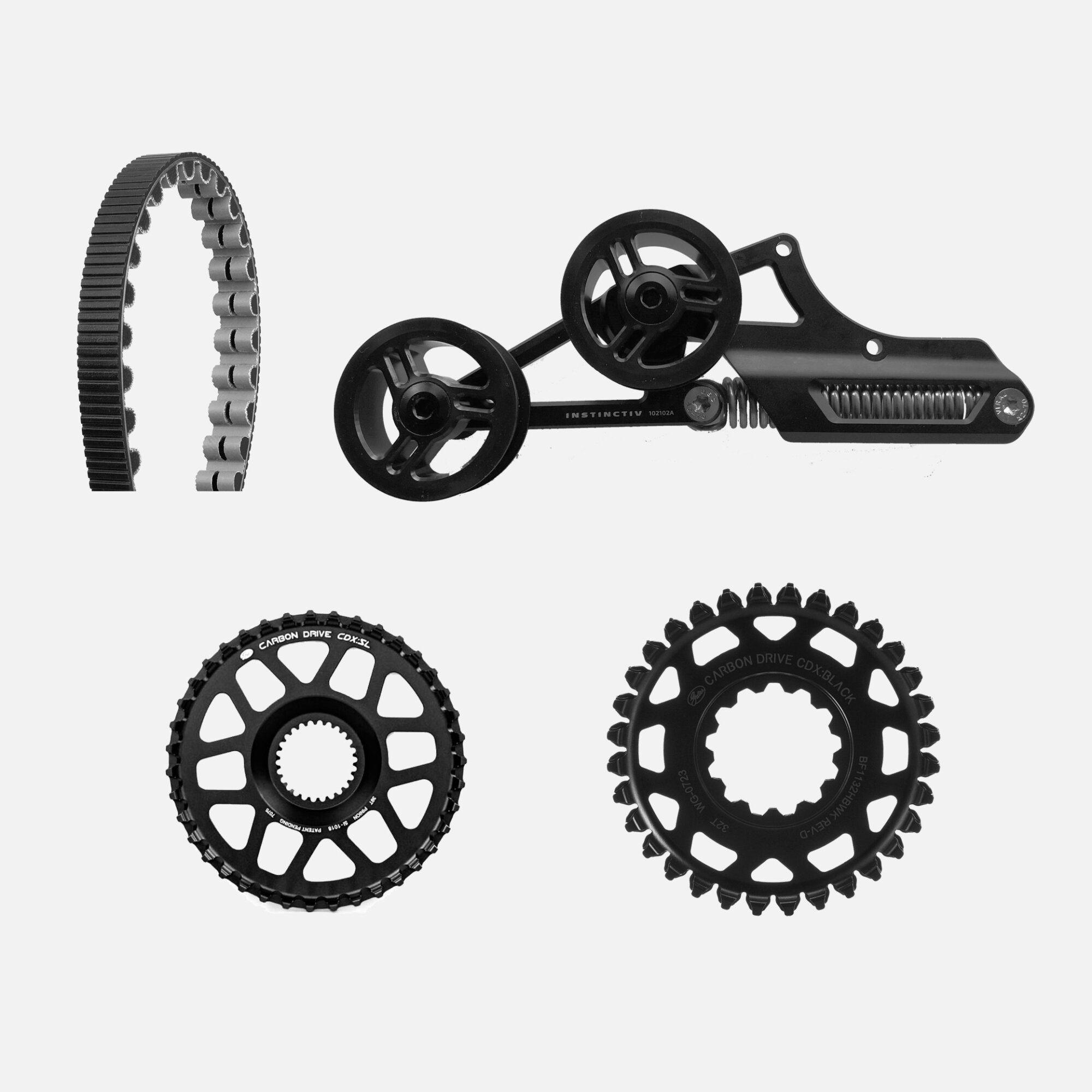 Kodiak belt drive set Gen2 INSTINCTIV