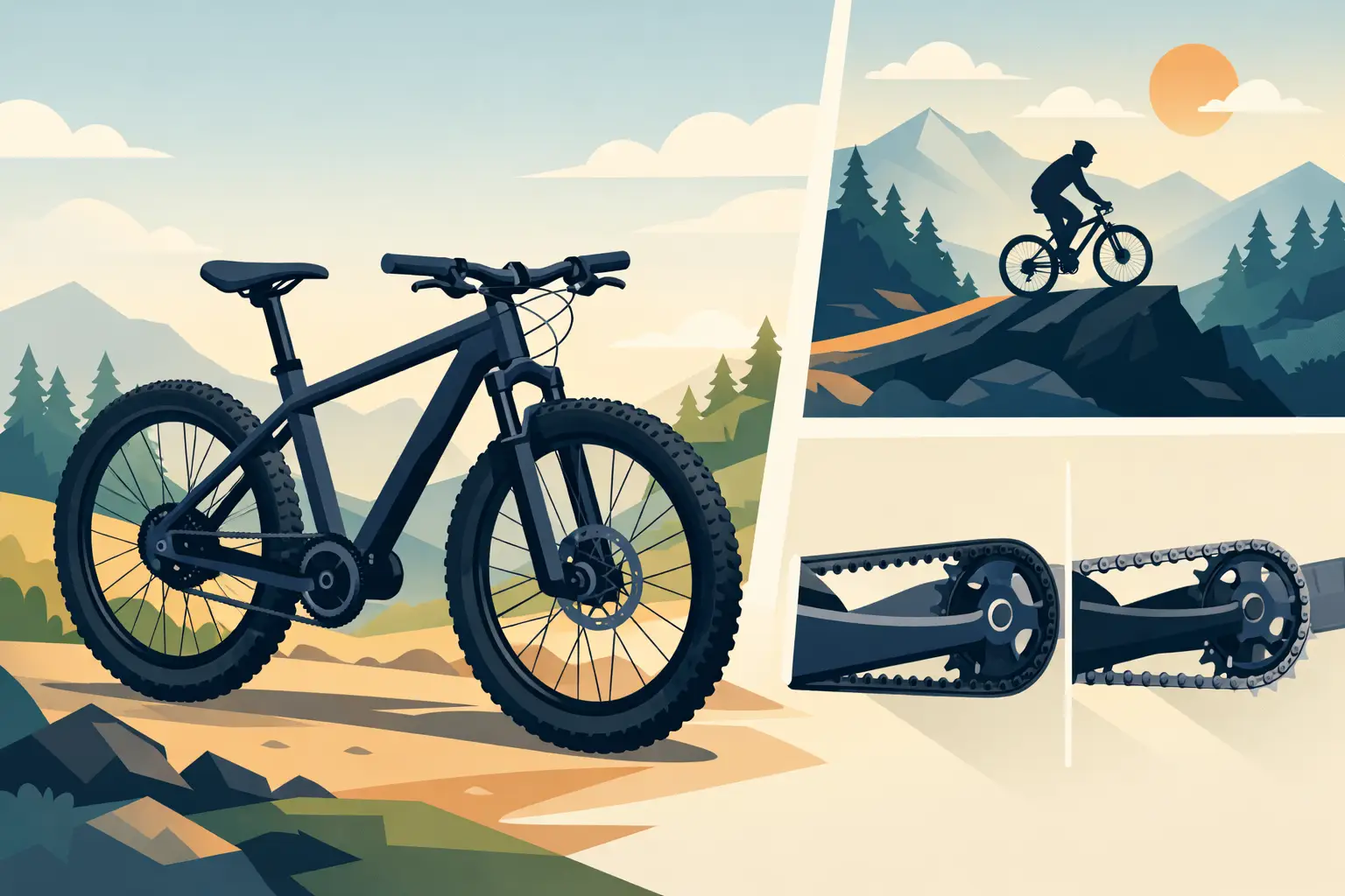 Una mountain bike con trasmissione a cinghia vale la pena?