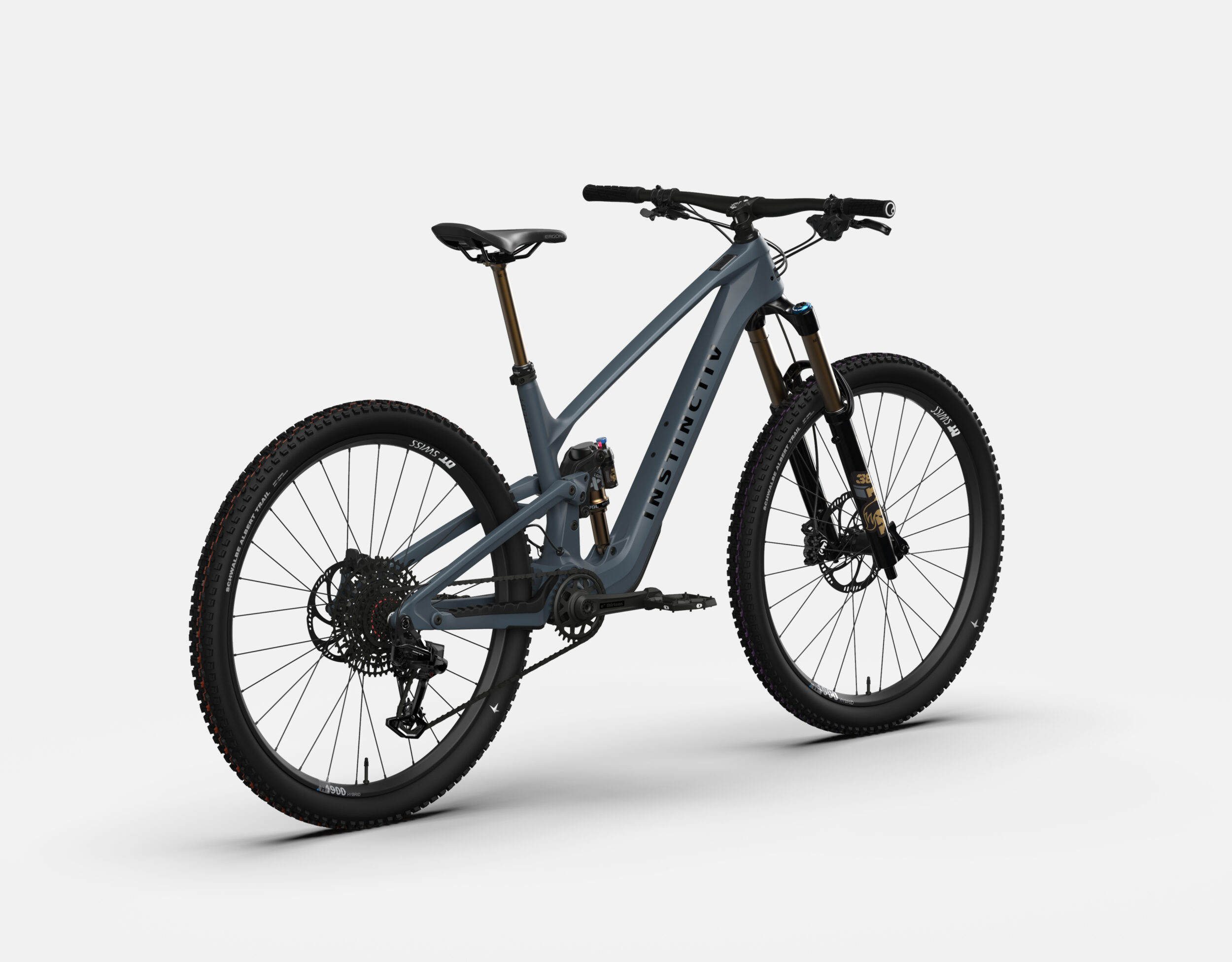 Ocelot 135 eMTB, 16,5kg, pleine puissance e-mountain bike, avec suspension PUMA et course de 135mm